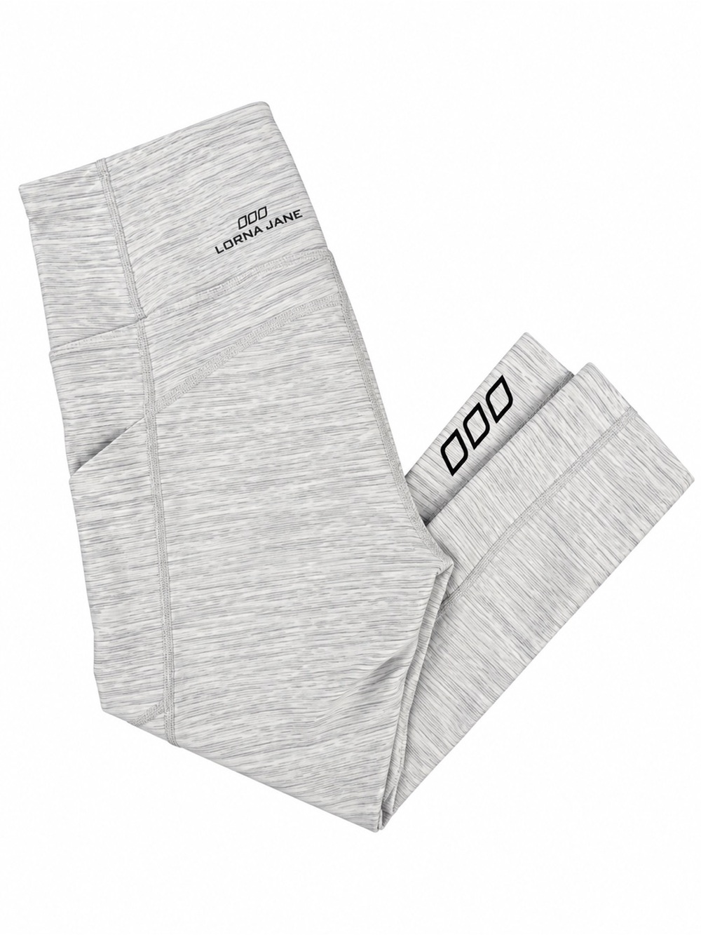 Lorna Jane Light Grey Heather Performance Leggings
